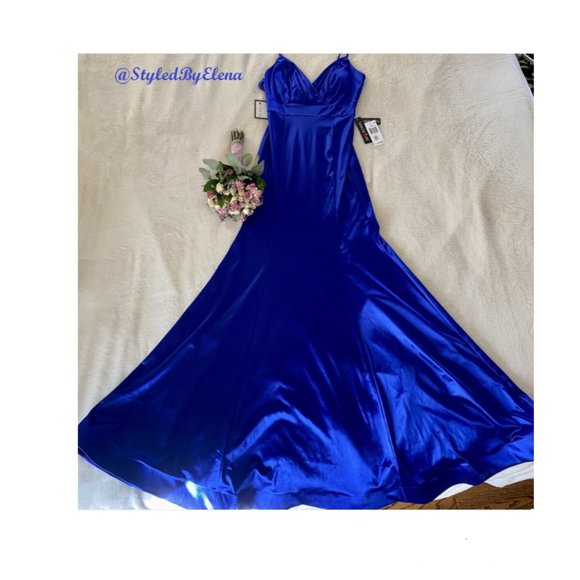 Macy's Royal Blue Dress (Size 18) - Picture 1 of 17